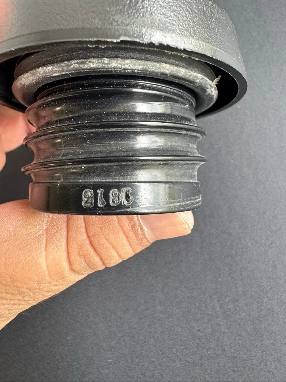 Harley-Davidson Black Round Phone Mount Adapter Cap